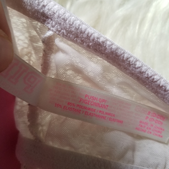 PINK VS Lace Push Up Bra Bralette Small - Picture 7 of 8